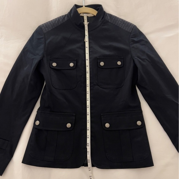 Rag & Bone Full Zip Mock Neck Utility Jacket Black Size 0​​ - Picture 13 of 16